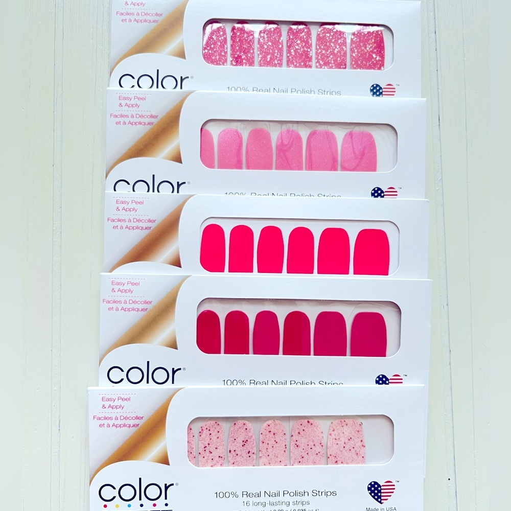 Set of 5 Color Street Sets **PINKS**
